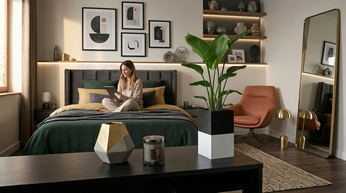 eclance-cache-pot-le-cube-bicolore-noir-blanc-pot-6cm-strelitzia-chambre-luxe-design